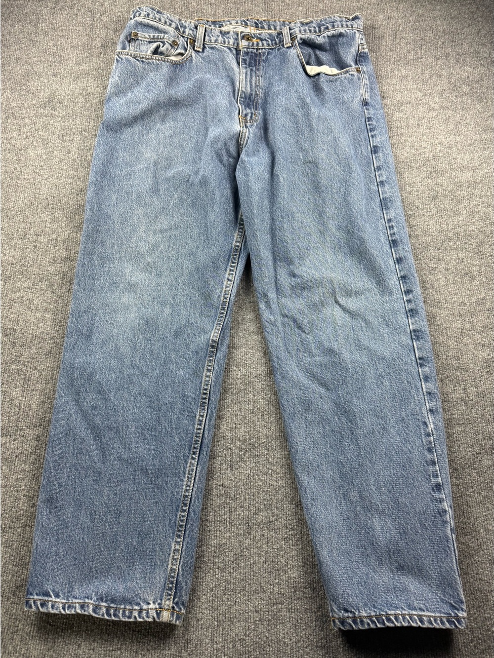Ralph Lauren Y2K Classic Relaxed Blue Denim Jeans, Size 40x30